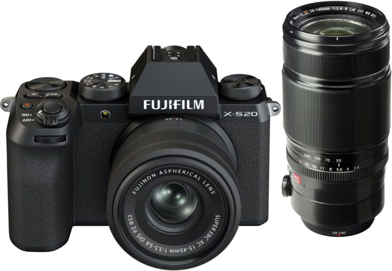 Technische Daten  Fujifilm X-S20 + XC 15-45mm + XF 50-140mm